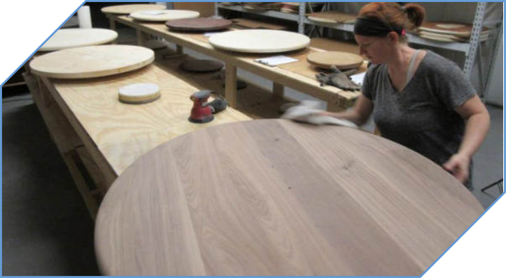 Heavy duty lazy susan beautiful mahogany stain - furniture - by